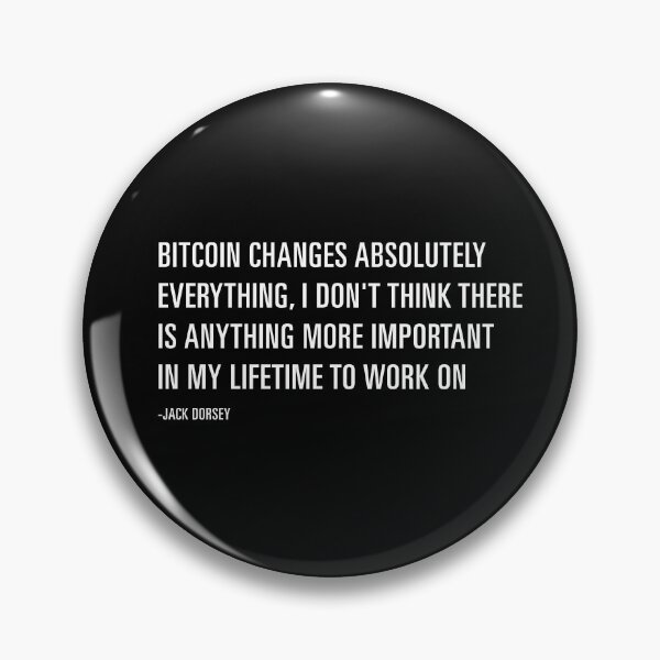 Item preview, Jack Dorsey Bitcoin Quote  designed and sold by CyberRex.