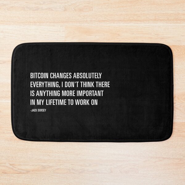 Item preview, Jack Dorsey Bitcoin Quote  designed and sold by CyberRex.