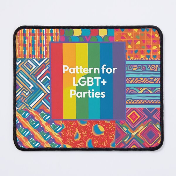 Item preview, LGBT Pattern designed and sold by PatronesKawai.