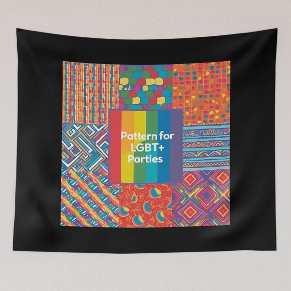 Item preview, LGBT Pattern designed and sold by PatronesKawai.