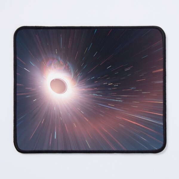 Item preview, Approaching a Black Hole: Light Distortion and Gravity designed and sold by RudArtAI.
