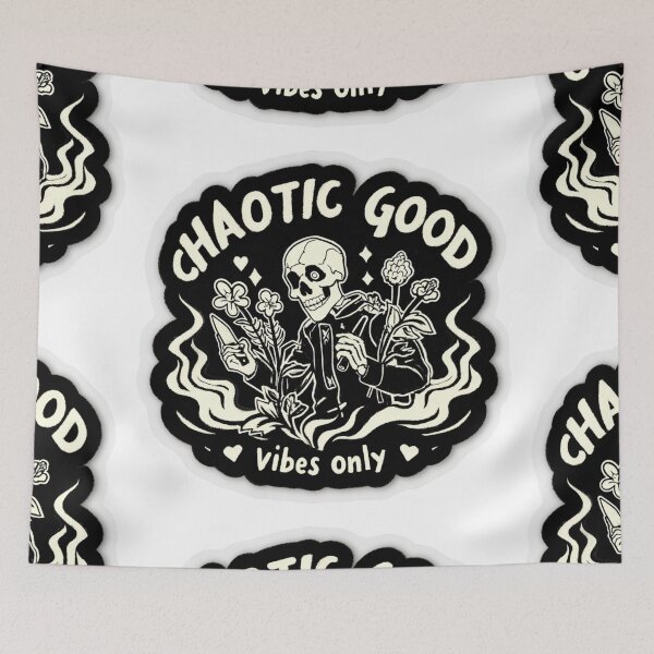 Item preview, Chaotic good vibes only designed and sold by MendaciousMina.