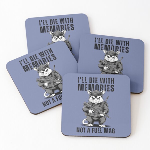 Item preview, I'll Die With Memories Not A Full Mag designed and sold by Pishpunta.