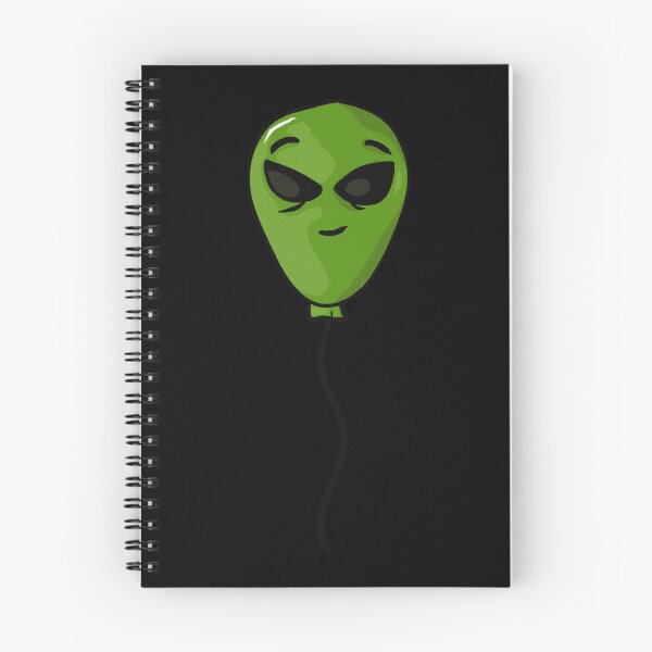 Item preview, Green alien balloon with a smile designed and sold by Joncasmiart.