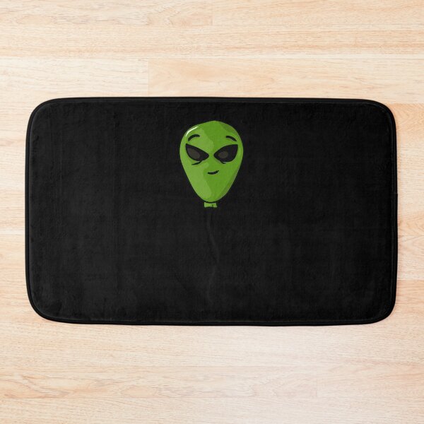Item preview, Green alien balloon with a smile designed and sold by Joncasmiart.