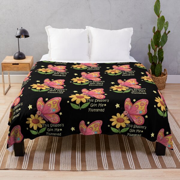 Item preview, This Season’s Got Me Fluttered – Cute Butterfly Bloom Design designed and sold by Dantin.