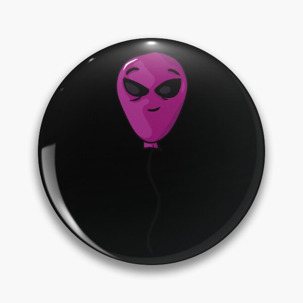 Item preview, Purple alien balloon with smile designed and sold by Joncasmiart.