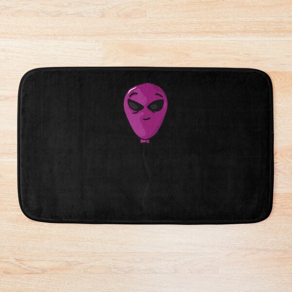 Item preview, Purple alien balloon with smile designed and sold by Joncasmiart.
