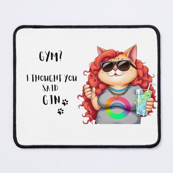 Item preview, Gym? Nope. designed and sold by Paws For Effect.