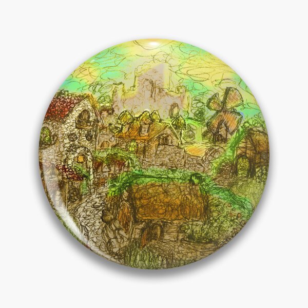 Item preview, cute village designed and sold by mushroomchan.