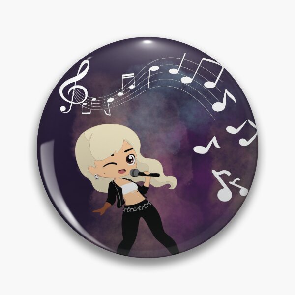 Item preview, Music notes falling - female singer blonde designed and sold by LiskoDesign.