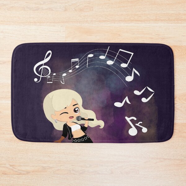 Item preview, Music notes falling - female singer blonde designed and sold by LiskoDesign.
