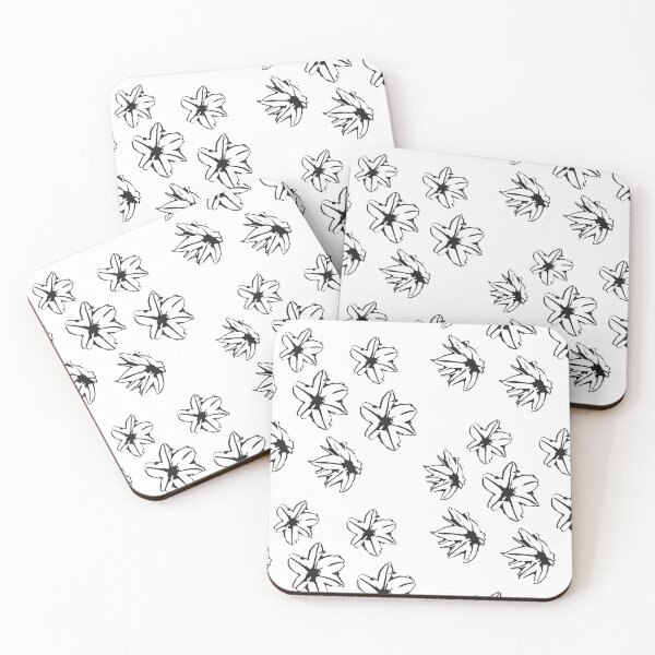 Item preview, White asfodelos pattern designed and sold by kanakeen.
