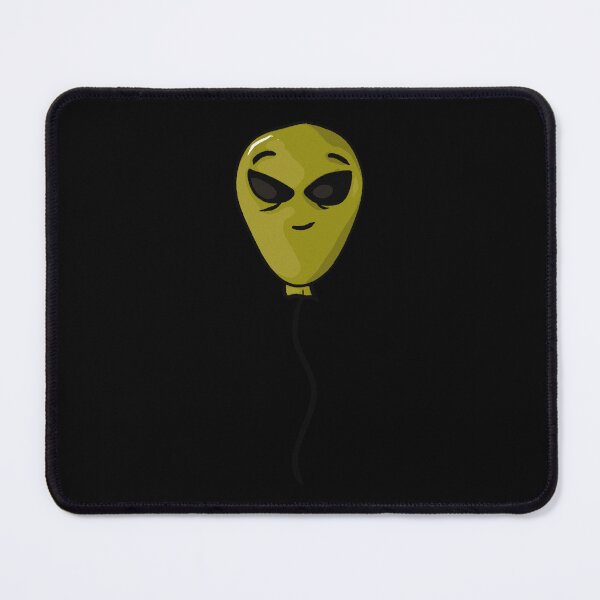 Item preview, Gray alien balloon with a smile designed and sold by Joncasmiart.