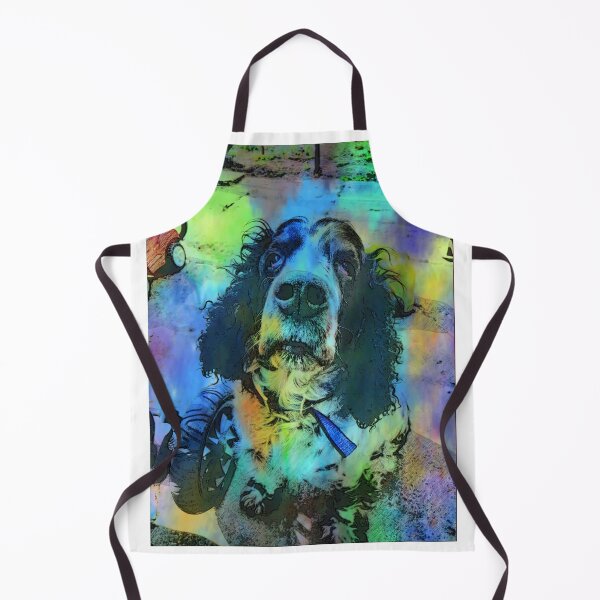 Item preview, A colorful portrait of a Cocker Spaniel dog designed and sold by TAnnao.