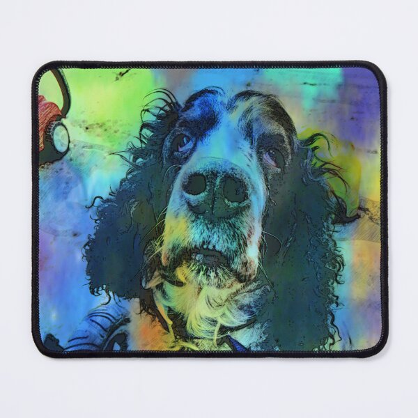 Item preview, A colorful portrait of a Cocker Spaniel dog designed and sold by TAnnao.