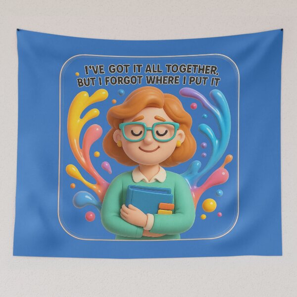 Item preview, Charming saying about forgetfulness designed and sold by Girih.