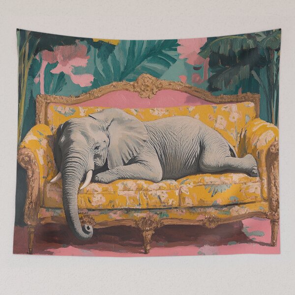 Item preview, Elephant: The Silent Observer designed and sold by ArtHouseNiklas.