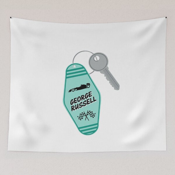 Item preview, George Russell Keychain designed and sold by baranskini.