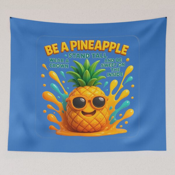 Item preview, Be like a pineapple: motivational quote designed and sold by Girih.