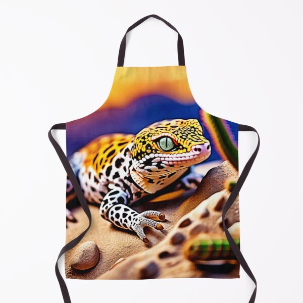 Item preview, Cute Leopard Gecko Sunset Desert Design designed and sold by Health And Fitness Posts e-Store.