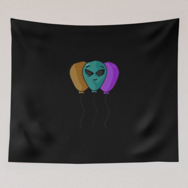 Item preview, Colorful alien balloons with smiles, various colors designed and sold by Joncasmiart.