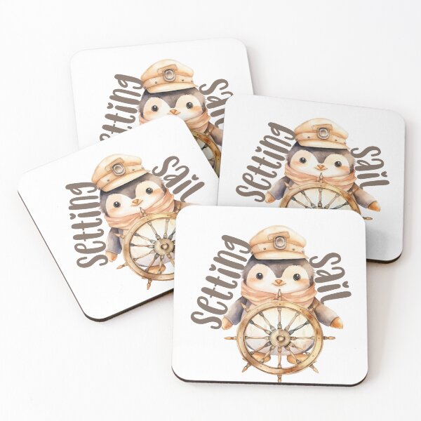 Item preview, Setting Sail Penguin designed and sold by Lori Winslow Designs.