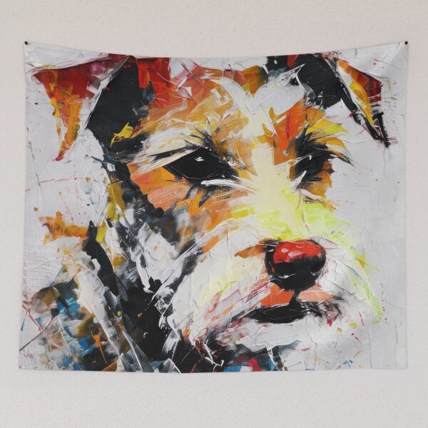 Item preview, Bold Fox Terrier Splash designed and sold by caracatita75.