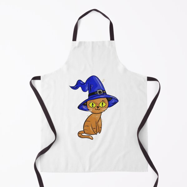 Item preview, Orange cat with a wizard's hat designed and sold by Joncasmiart.