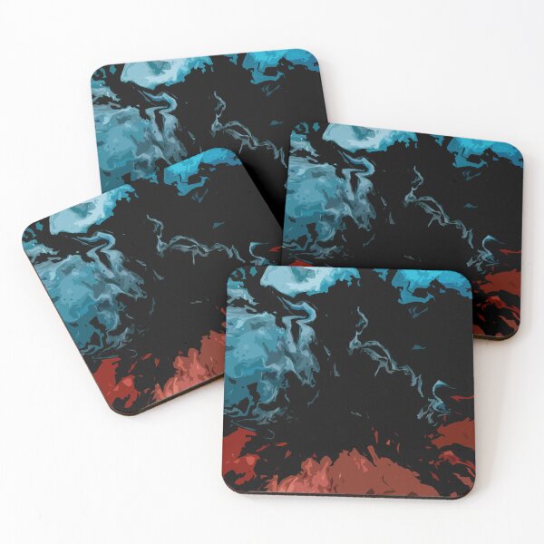 Item preview, Abstract Fire and Ice Art | Elemental Energy Print designed and sold by Claire_Brown.