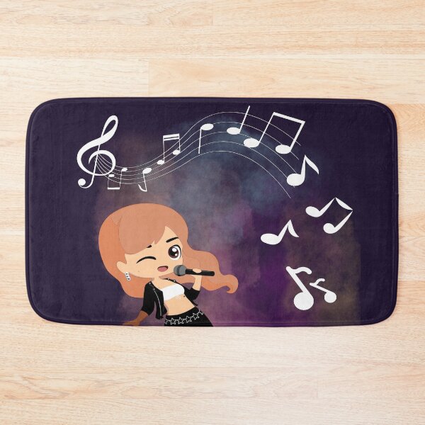 Item preview, Music notes falling - female singer redhead designed and sold by LiskoDesign.