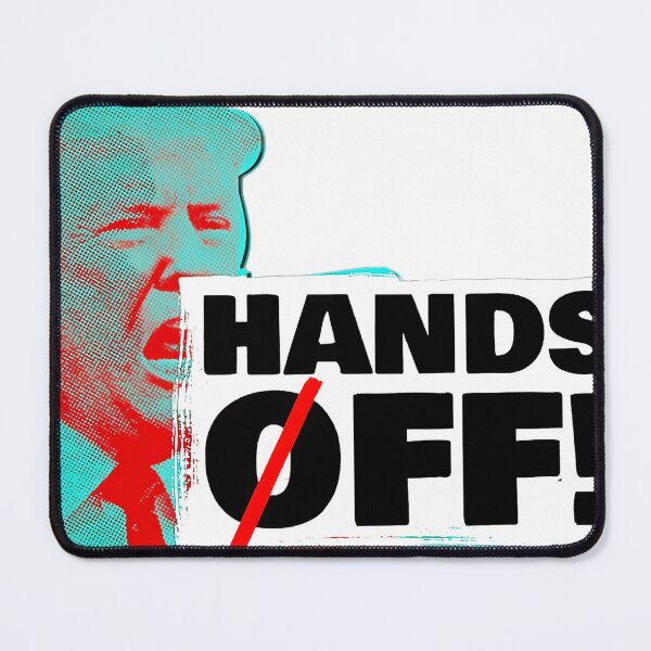 Item preview, Hands Off! Logo w/ Trump Image designed and sold by partygoth13.