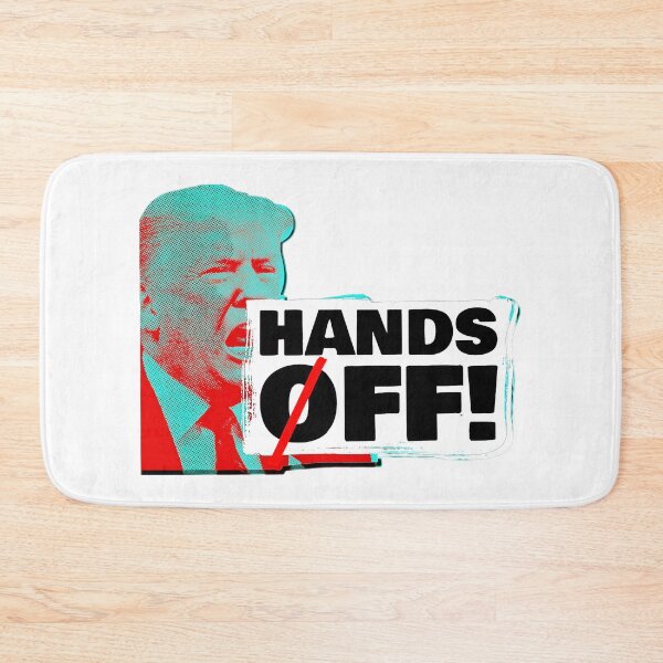 Item preview, Hands Off! Logo w/ Trump Image designed and sold by partygoth13.