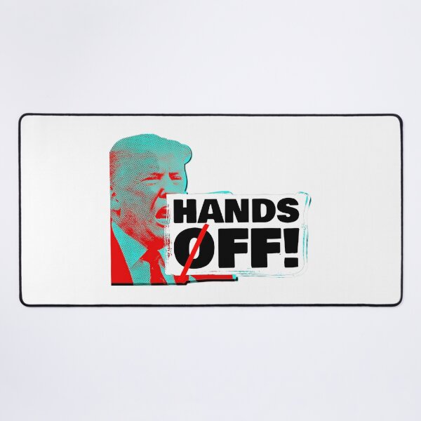 Item preview, Hands Off! Logo w/ Trump Image designed and sold by partygoth13.