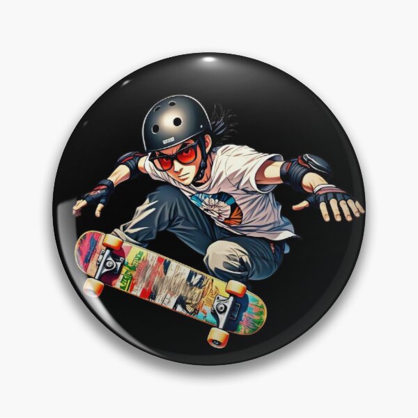 Item preview, Electrifying Skateboarder in Action designed and sold by DixieGirlStudio.