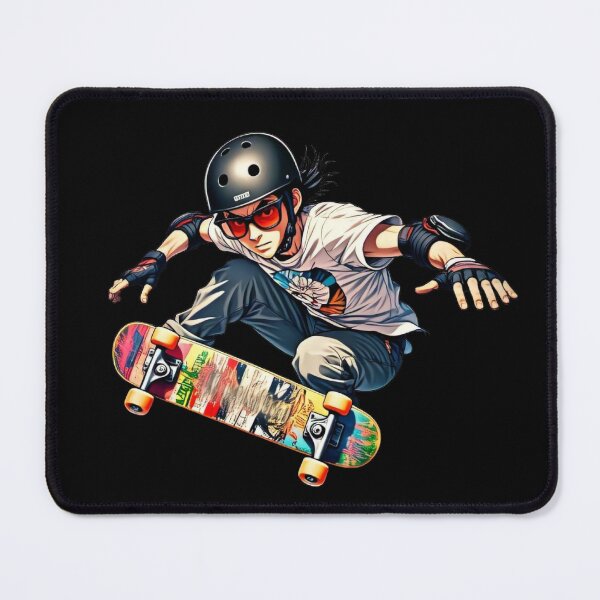 Item preview, Electrifying Skateboarder in Action designed and sold by DixieGirlStudio.