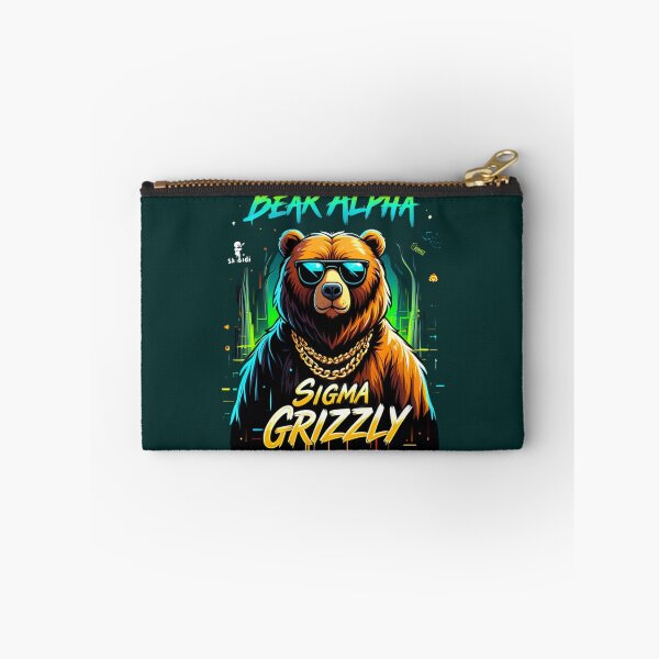 Item preview, Bear Alpha Neon Sigma Grizzly designed and sold by BrightNook.