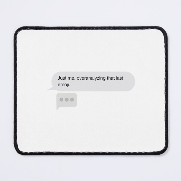 Item preview, iPhone text bubble message style - Overthinking, Anxiety and Funny designed and sold by mimiscreativity.