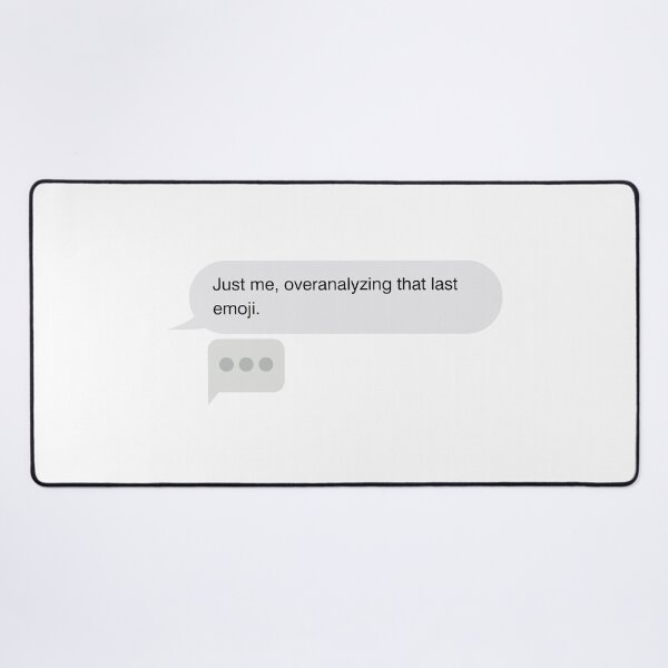 Item preview, iPhone text bubble message style - Overthinking, Anxiety and Funny designed and sold by mimiscreativity.