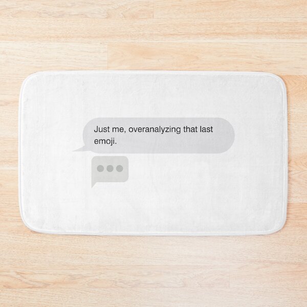Item preview, iPhone text bubble message style - Overthinking, Anxiety and Funny designed and sold by mimiscreativity.