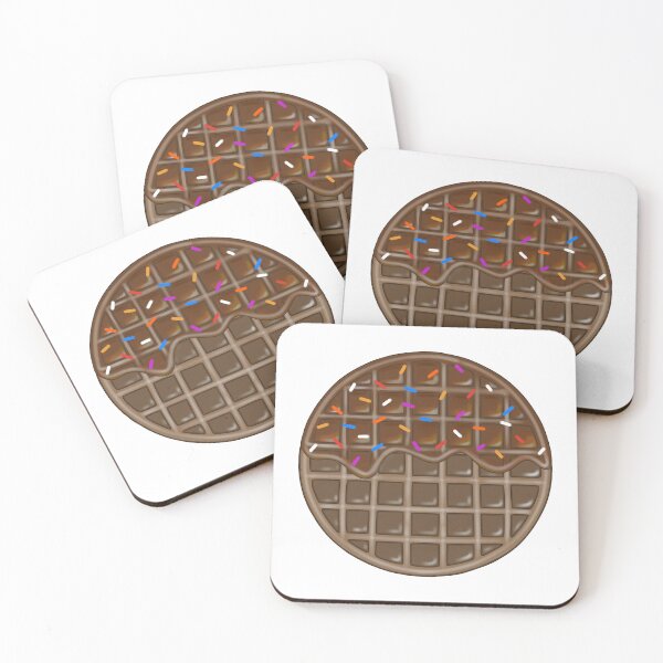 Item preview, Chocolate Waffles With Sprinkles designed and sold by Sartoris Art.
