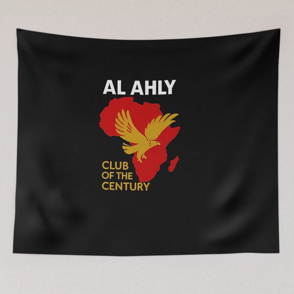 Item preview, Al Ahly Egypt FC Football Club Africa Continent Shape designed and sold by HeeShirt.