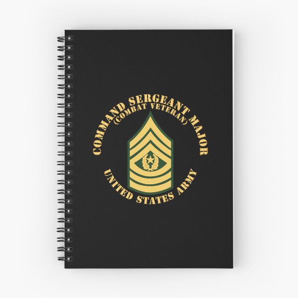 Item preview, Army - Command Sergeant Major - CSM - Combat Veteran - Flat X 300 designed and sold by Military Insignia Products.