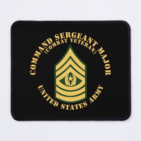 Item preview, Army - Command Sergeant Major - CSM - Combat Veteran - Flat X 300 designed and sold by Military Insignia Products.