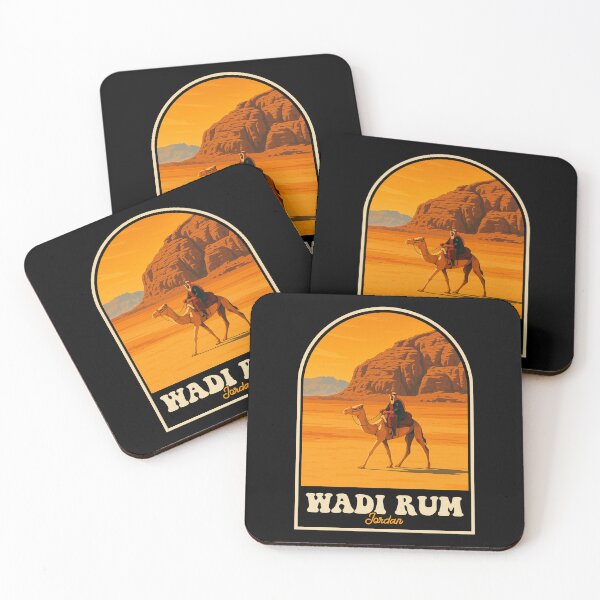 Item preview, Wadi Rum Jordan Vintage Desert Travel Design designed and sold by JackCurtis1991.