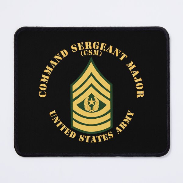 Artikelvorschau, Armee - Command Sergeant Major - CSM - Flach X 300 entworfen und verkauft von Military Insignia Products.