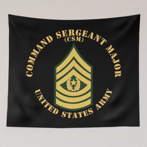 Item preview, Army - Command Sergeant Major - CSM - Flat X 300 designed and sold by Military Insignia Products.