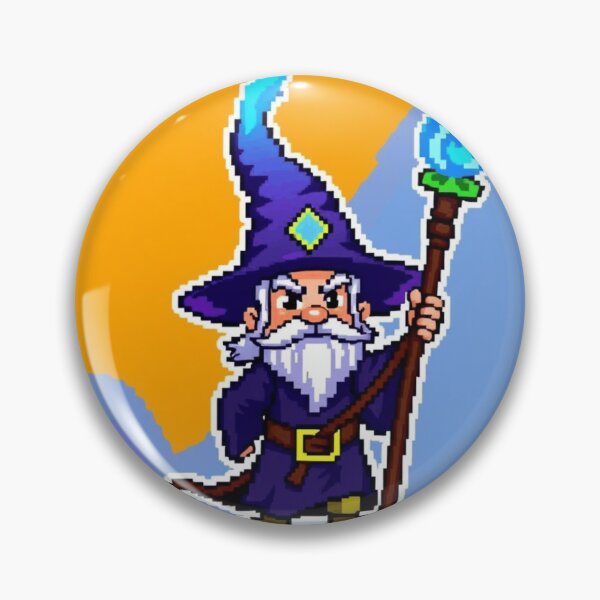 Item preview, Angry Pixel Mage – Retro 8-Bit Wizard Rage designed and sold by apoknight.