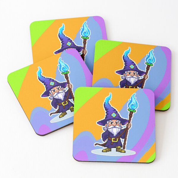 Item preview, Angry Pixel Mage – Retro 8-Bit Wizard Rage designed and sold by apoknight.