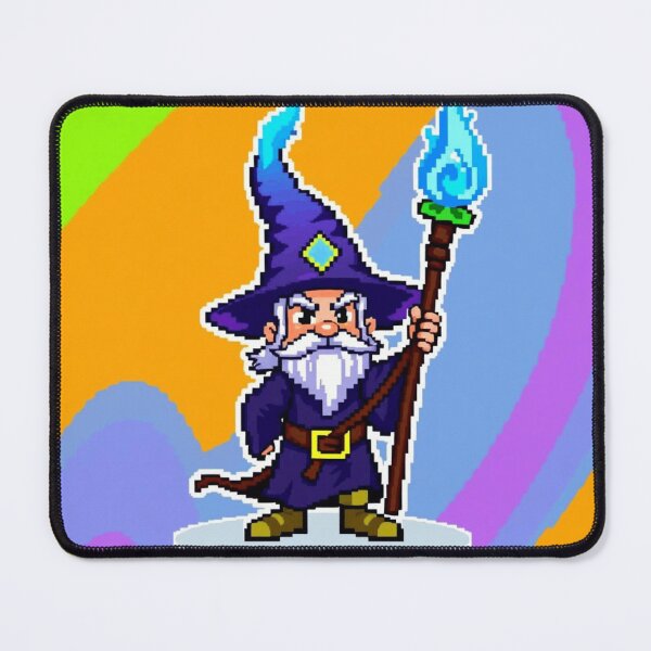 Item preview, Angry Pixel Mage – Retro 8-Bit Wizard Rage designed and sold by apoknight.
